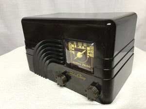 Northern Electric 5104 Baby Champ Rainbow Tube Radio With Bluetooth input.