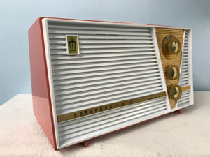 Fleetwood “Coronado Custom 5” retro tube radio with iphone or bluetooth Input