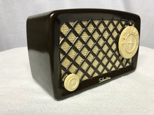 Silvertone 132.878 Midget Tube Radio With Bluetooth input.
