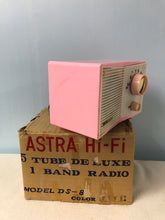Astra Tube Radio With Original Box.