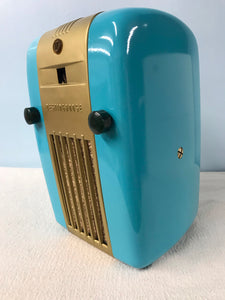 1945 Westinghouse H-126 Refrigerator or Little Jewel Tube Radio With Bluetooth input.