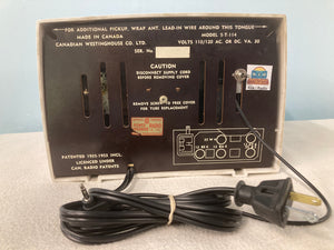 1954 Westinghouse 5-T-114 Tube Radio With Bluetooth input.