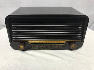 Vintage Retro Philco Tube Radio With Bluetooth Input.