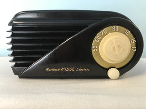 Northern Electric “Bullet” Tube Radio With Bluetooth input.