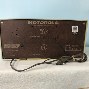 Motorola 56X Tube Radio With Bluetooth input.
