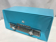 Vintage 1950's Motorola 57X jet age retro tube radio with iphone or bluetooth Input