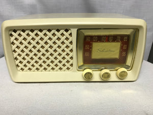 Silvertone 817.41650 Tube Radio With Bluetooth input.
