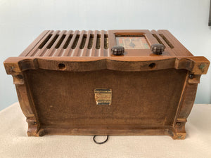 Vintage 1946 Westinghouse 568 Tube Radio With Bluetooth input.