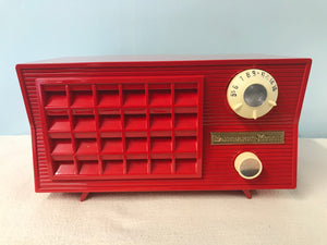 Fairbanks Morse 5R3F Tube Radio With Bluetooth input.