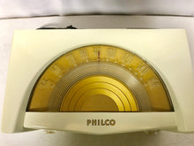 Philco 50-921 Sunburst Tube Radio With Bluetooth input.
