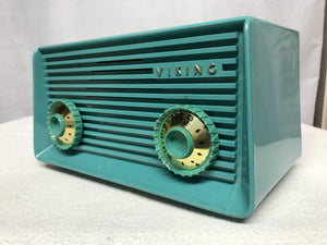 Viking model RM-392 vintage retro tube radio with iphone or bluetooth Input.