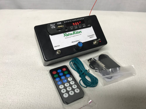 “RetroMitter” FM to AM Converter AM Transmitter MP3 Decoder With Bluetooth For Retro Vintage Or Antique Radios