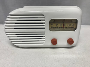 Stewart Warner "Bullet" retro tube radio with iphone or bluetooth Input