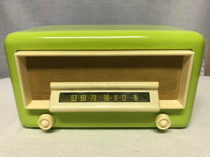 Northern Electric Model 5400 “Baby Champ” Tube Radio With Bluetooth input.