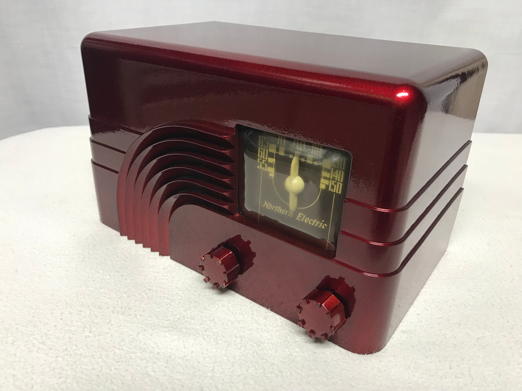 Norther Electric Model 5000 “Rainbow” Tube Radio With Bluetooth input.