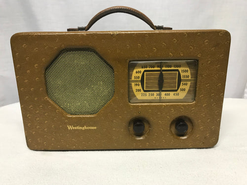 Westinghouse Portable Battery Tube Radio With Bluetooth input.