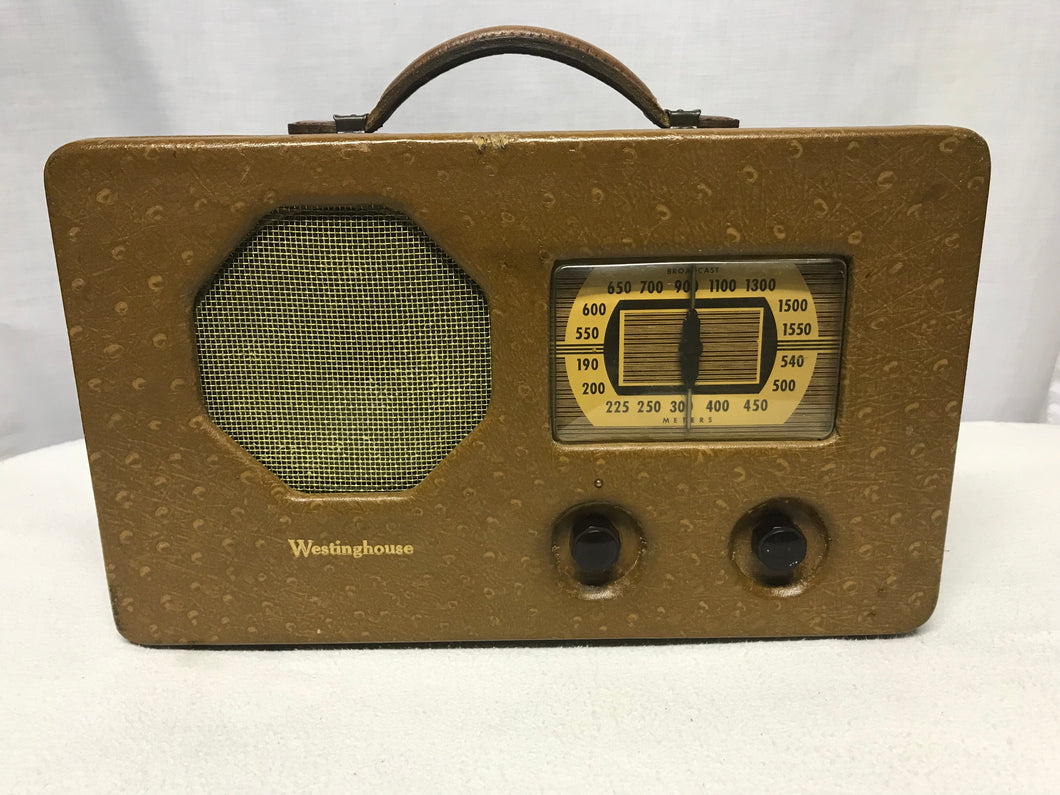 Westinghouse Portable Battery Tube Radio With Bluetooth input.