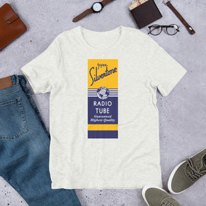 Silvertone Electron Tube Short-Sleeve Unisex T-Shirt