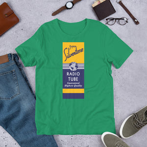 Silvertone Electron Tube Short-Sleeve Unisex T-Shirt