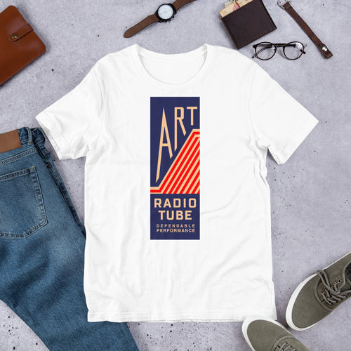 Art Electron Tube Short-Sleeve Unisex T-Shirt