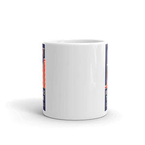 Art Electron Tube White glossy mug