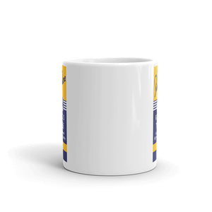 Silvertone Electron Tube White glossy mug