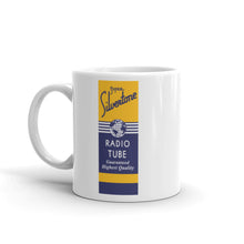 Silvertone Electron Tube White glossy mug