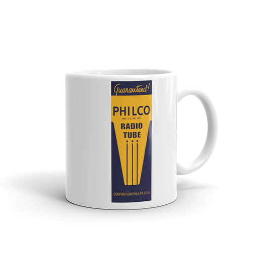 Philco Electron Tube White glossy mug