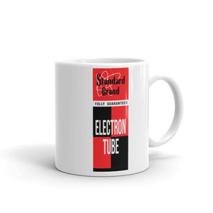 SB Electron Tube White glossy mug