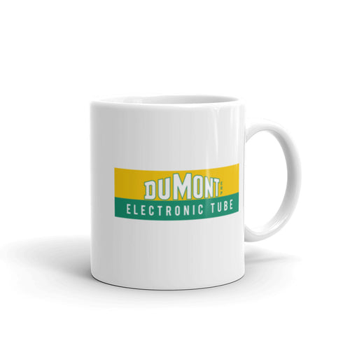 Dumont Electron Tube White glossy mug