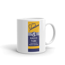 Silvertone Electron Tube White glossy mug